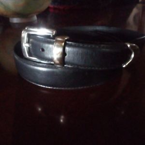 Docker's Black Dress Belt 54"
